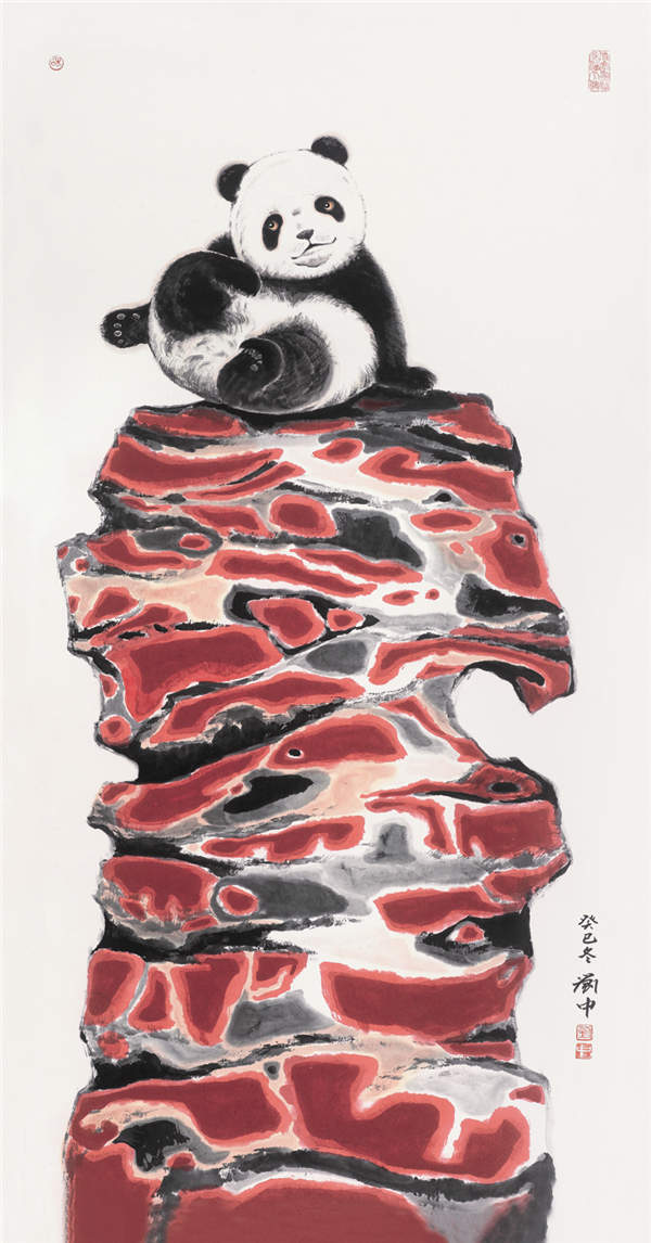 Panda painter raises awareness