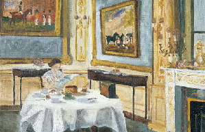 World leader portraits by Bush on display