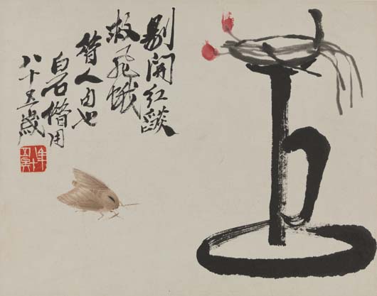 Qi Baishi's grass and insect paintings on display in Beijing