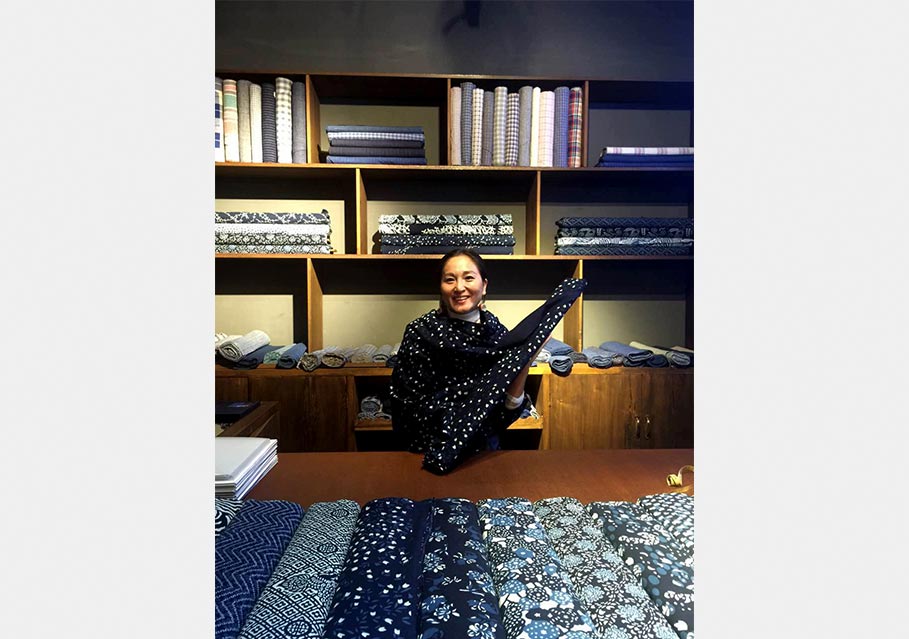 Stunning textiles on display at Out of the Blue show