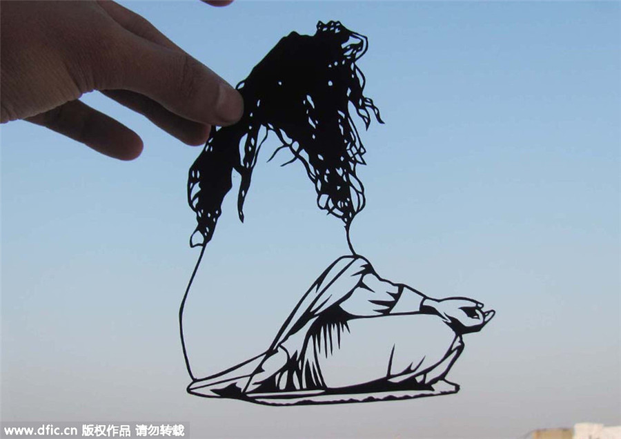 Young Indian artist creates amazing paper art