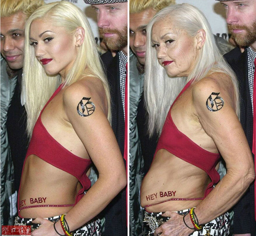 Art imagines celebrities as seniors