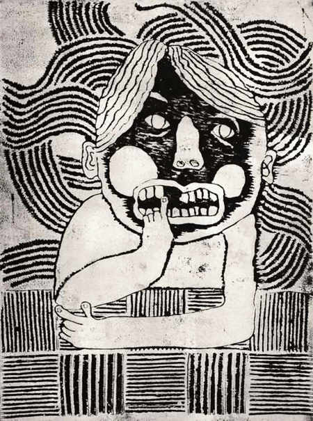 Mysterious world in children's paintings