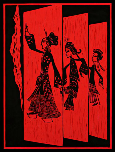 Mysterious world in children's paintings