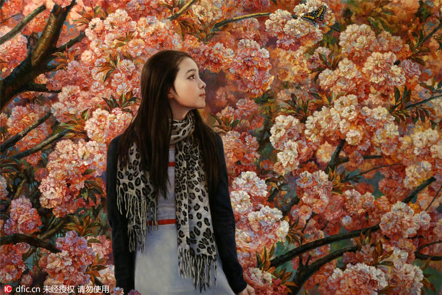 Contemporary DPRK paintings come to Nantong