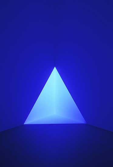 A volcanic creation erupting with light