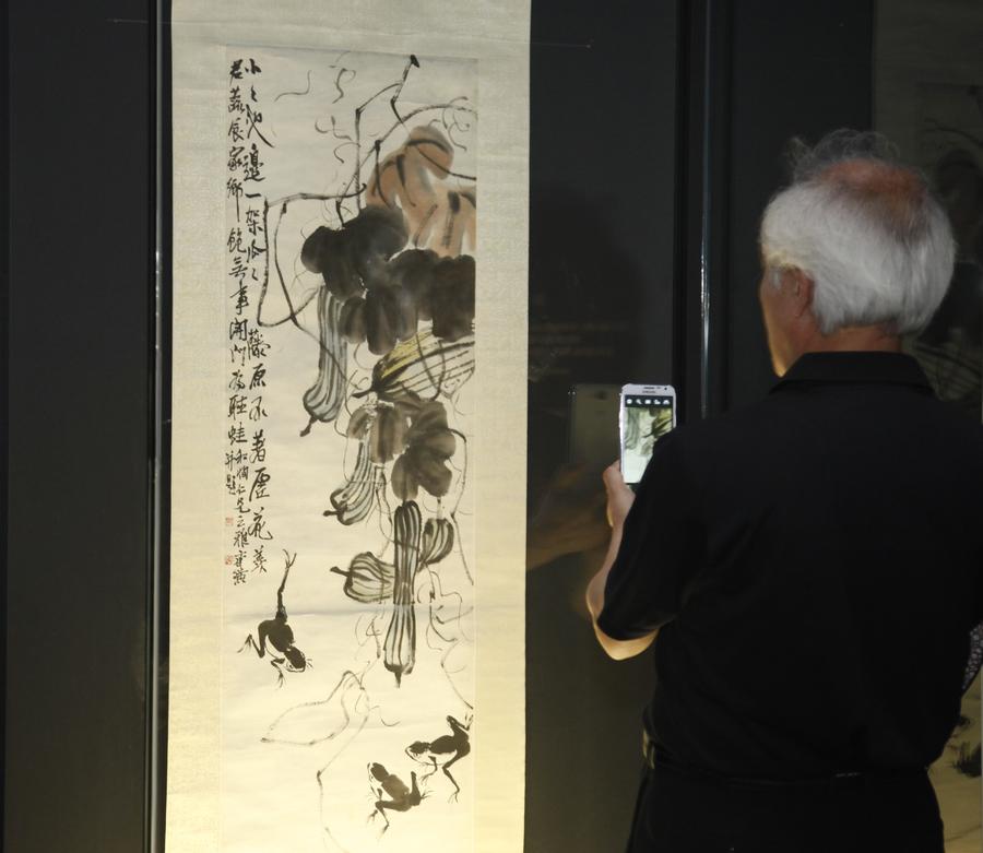 Artworks by Qi Baishi exhibited in Seoul for first time