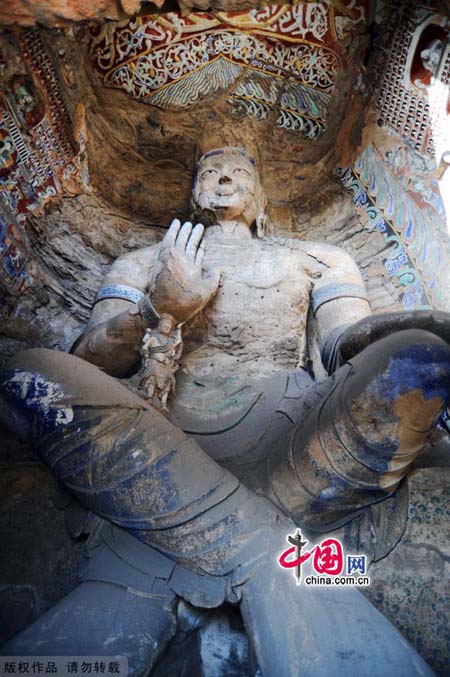 Yungang Grottoes in Shanxi