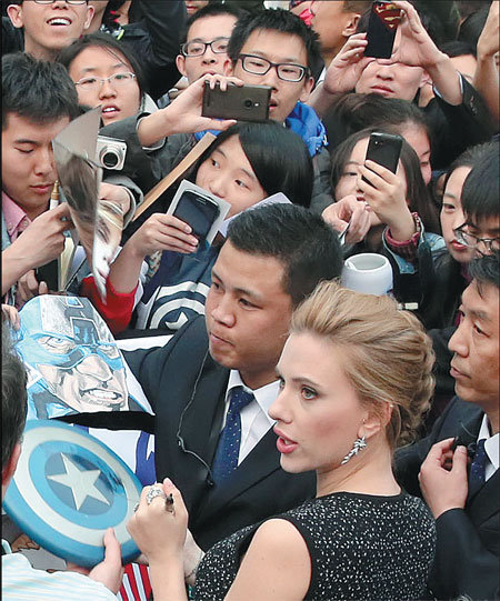 Film heroes descend on Beijing