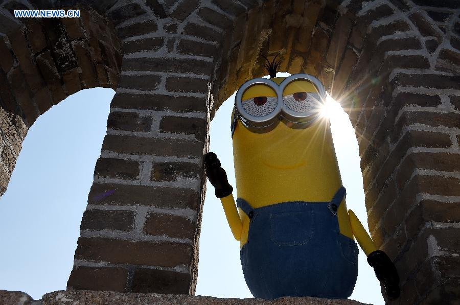 Minions visit Great Wall in Beijing