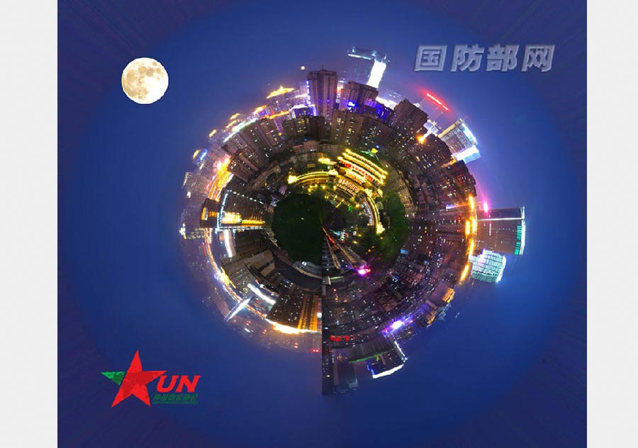 China in the eye of a retired paratrooper