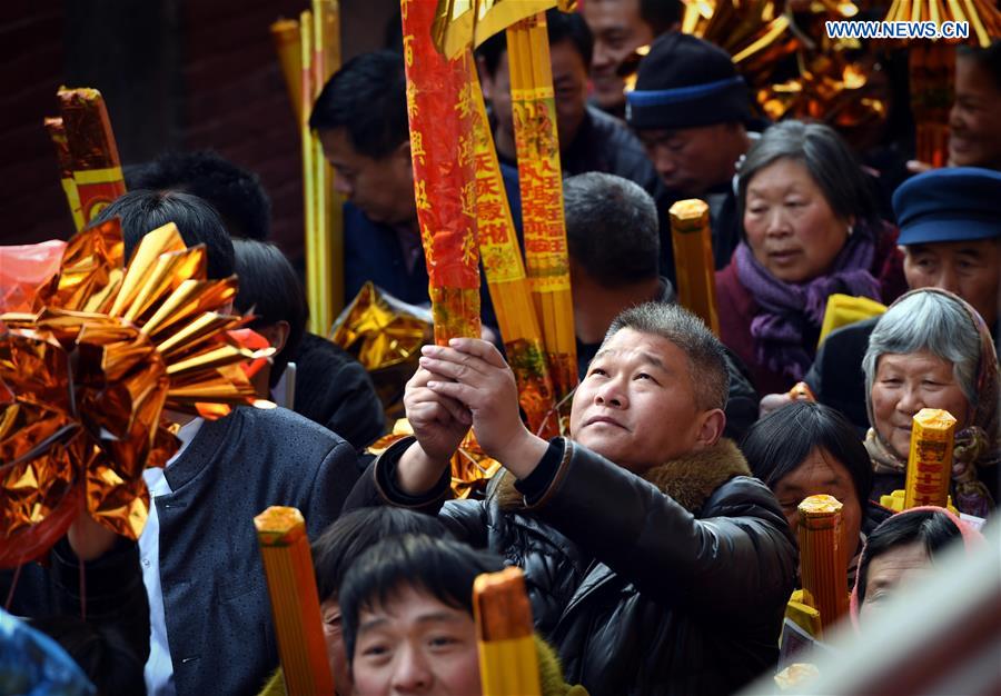 Ceremony held in C China to worship Fu Xi