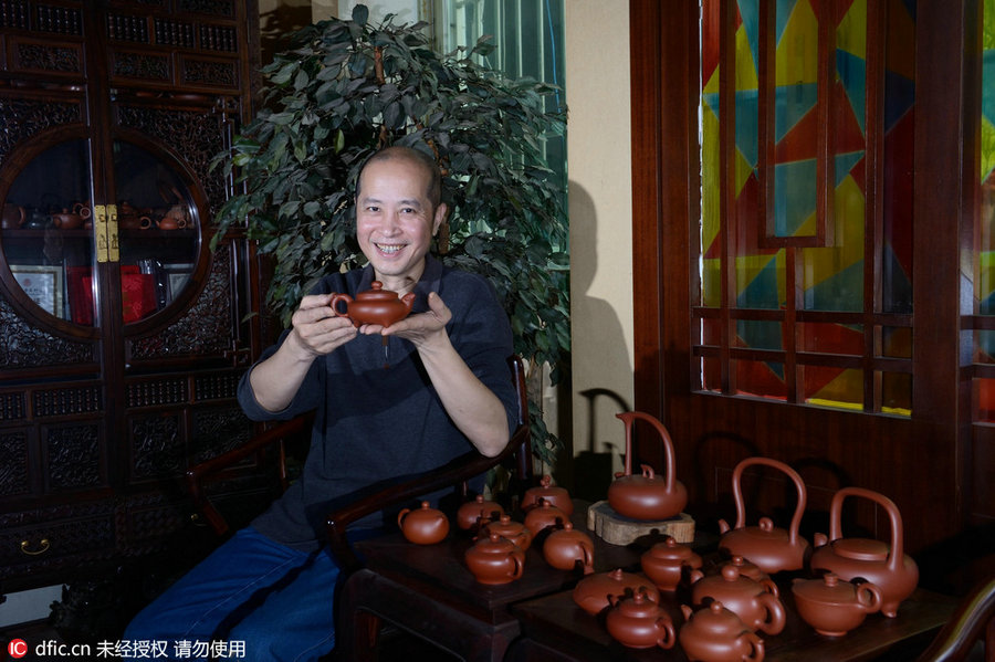 'Reserved lady': Chaozhou handmade red clay teapot