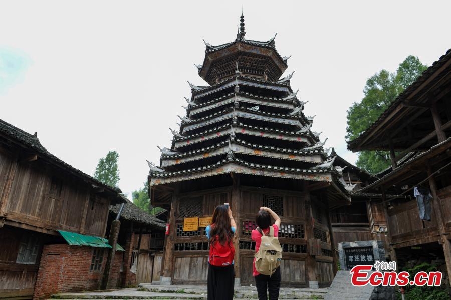 Dong village preserves old buildings and tradition