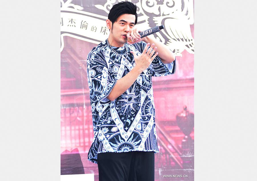 Jay Chou promotes new album 'Bedtime Stories'