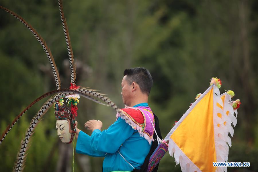 Mask festival kicks off in SW China's Guizhou