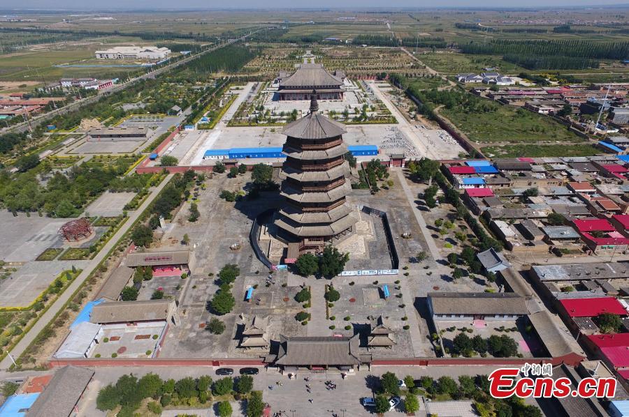 World's oldest wooden pagoda under renovation