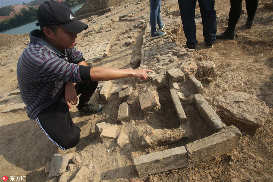 Rescue excavation underway for Nanning's Zhenjiang Building ruins