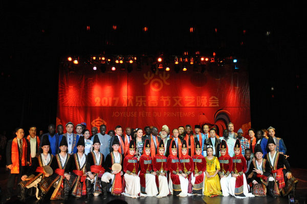 Xinjiang artists celebrate Happy Chinese New Year in Senegal