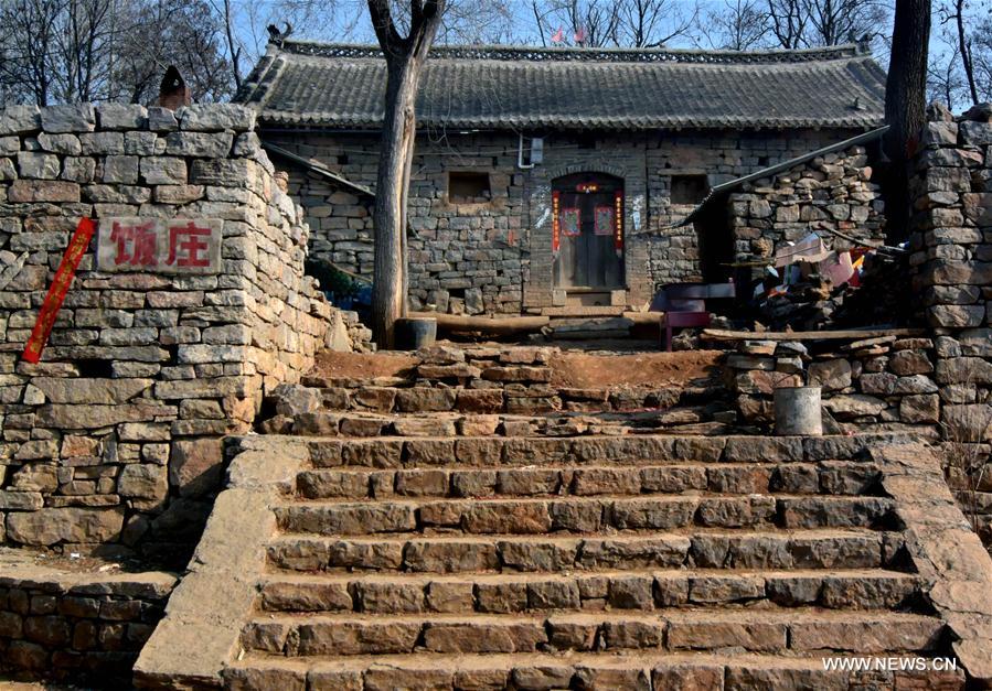 Stone village in Central China's Henan