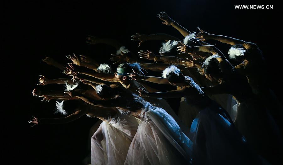 Chinese dancing master Yang Liping performs drama 'Peacock of Winter'