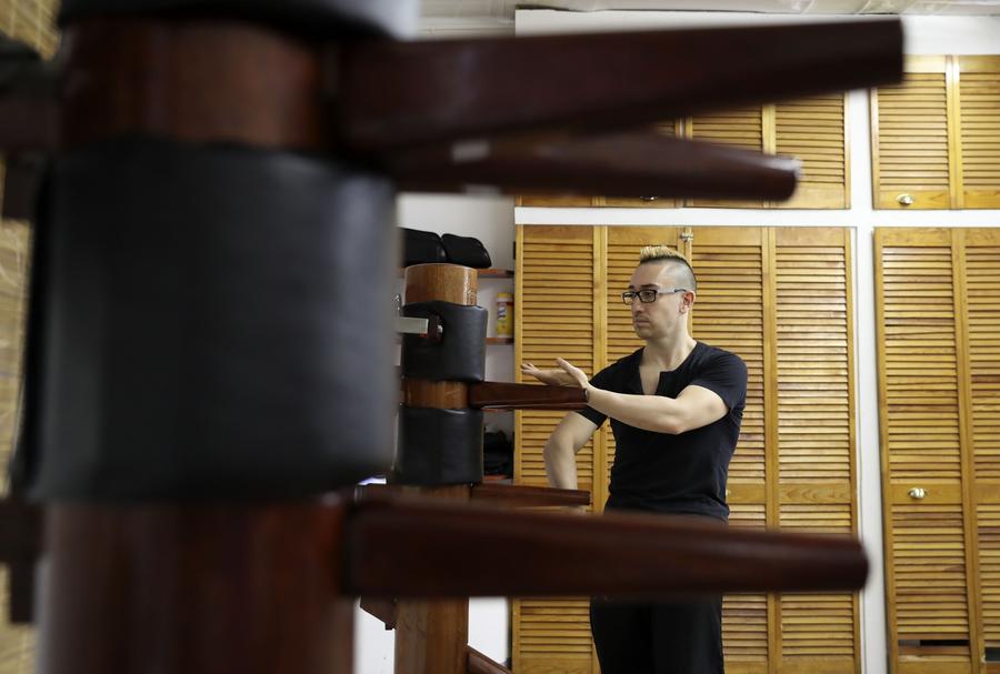 Chinese kung fu lover promotes Wing Tsun in US