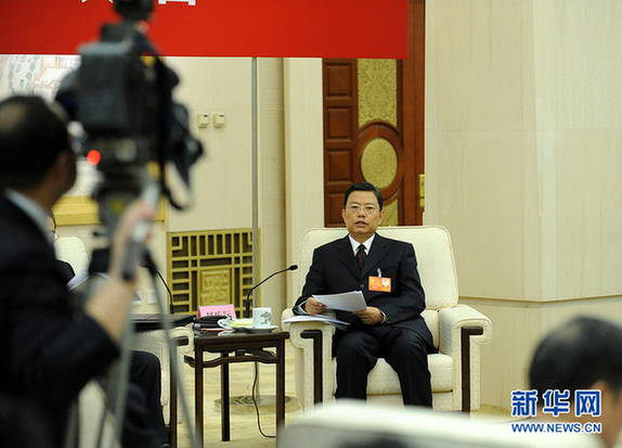 陜西省代表團討論對中外記者開放