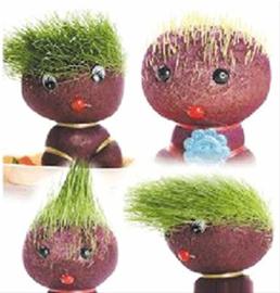 植物園“六一”送草娃娃