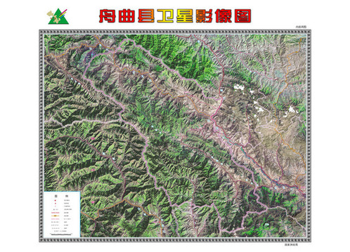 國家測繪局公布甘肅舟曲縣遙感地圖（組圖）