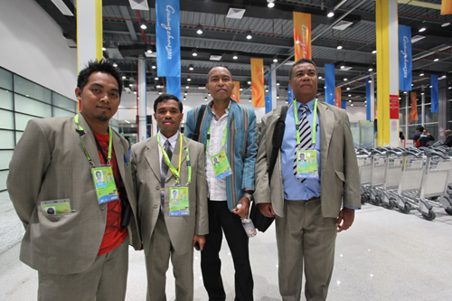 東帝汶代表團最后一個注冊入村亞運實現大團圓