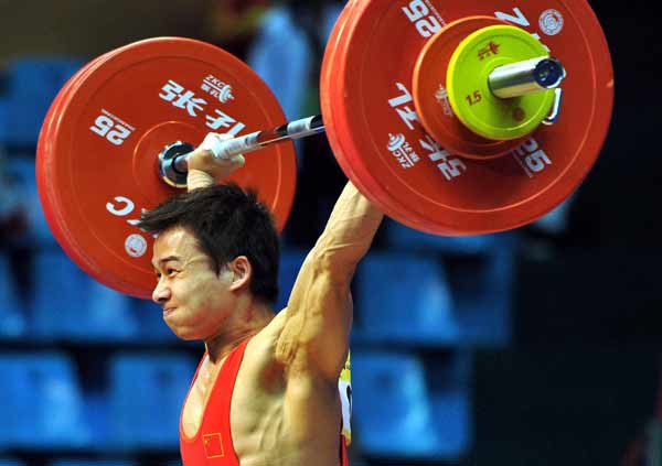 吳景彪打破男子舉重56公斤級抓舉亞洲紀錄 奪冠軍