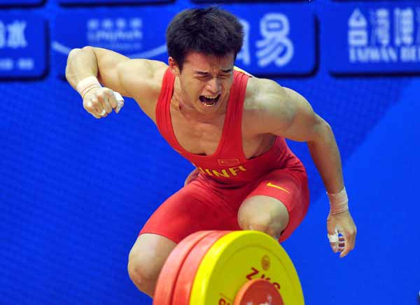 吳景彪打破男子舉重56公斤級(jí)抓舉亞洲紀(jì)錄 奪冠軍