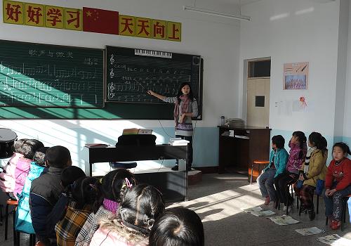 農村娃享受城里化教育