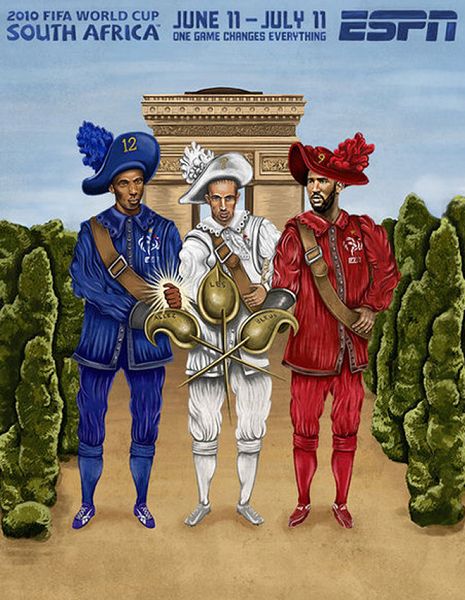 世界杯32強(qiáng)手繪海報