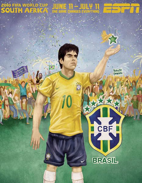 世界杯32強手繪海報