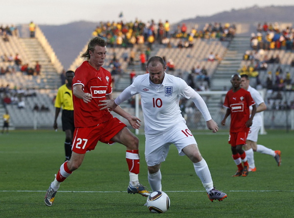 熱身賽：魯尼領銜三大攻擊手 英格蘭3:0告捷