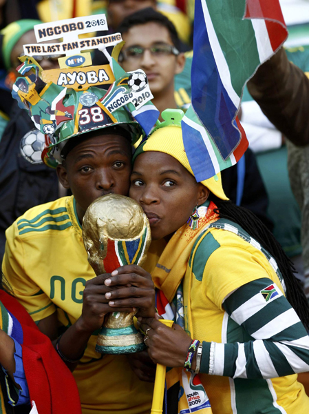 南非球迷為看世界杯可以不要工作