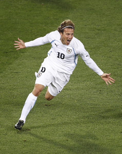 弗蘭梅開二度 烏拉圭3:0完勝南非