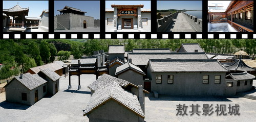 全國網(wǎng)絡(luò)媒體龍江行記者團(tuán)參觀敖其灣影視城