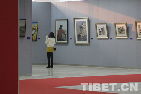 數千觀眾周末盡享“和美西藏”美術展藝術盛宴