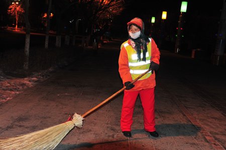 環(huán)衛(wèi)工人美容油城