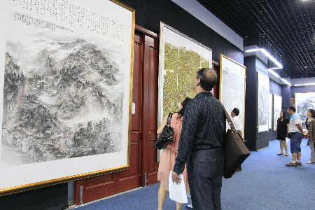100個山東名勝古跡繪畫作品展開展
