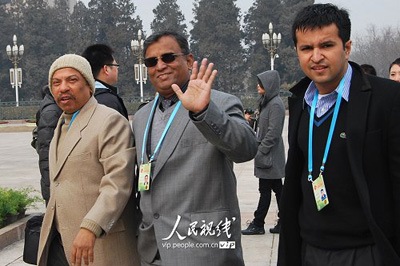 兩會上的外國面孔