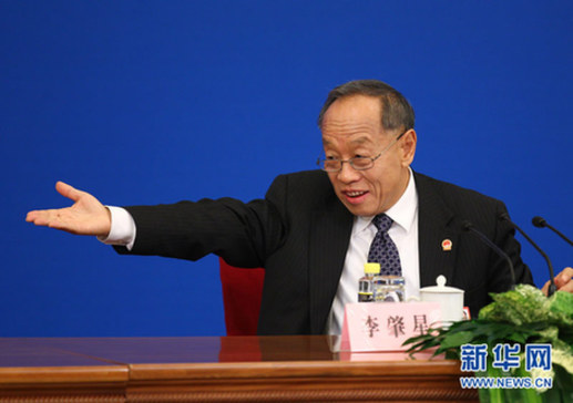 李肇星：中國各方面總體上已實現有法可依