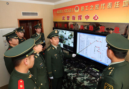 聚焦武警北京總隊兩會執勤哨兵