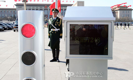 聚焦武警北京總隊兩會執勤哨兵