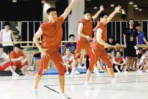 中國代表團積極備戰(zhàn)大運會