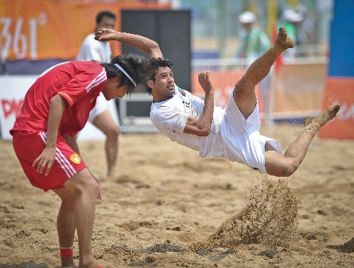 亞沙會(huì)足球中國勝阿富汗