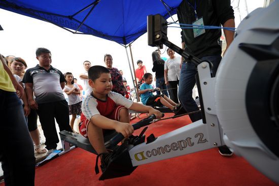 2012年沂河體育旅游節(jié)測(cè)功儀成全民健身新寵