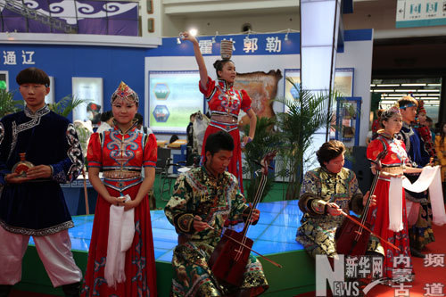 內(nèi)蒙古霍林郭勒市參展第四屆東北文博會受矚目